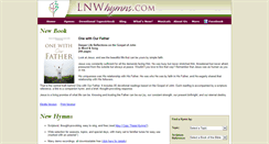 Desktop Screenshot of lnwhymns.com