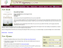 Tablet Screenshot of lnwhymns.com